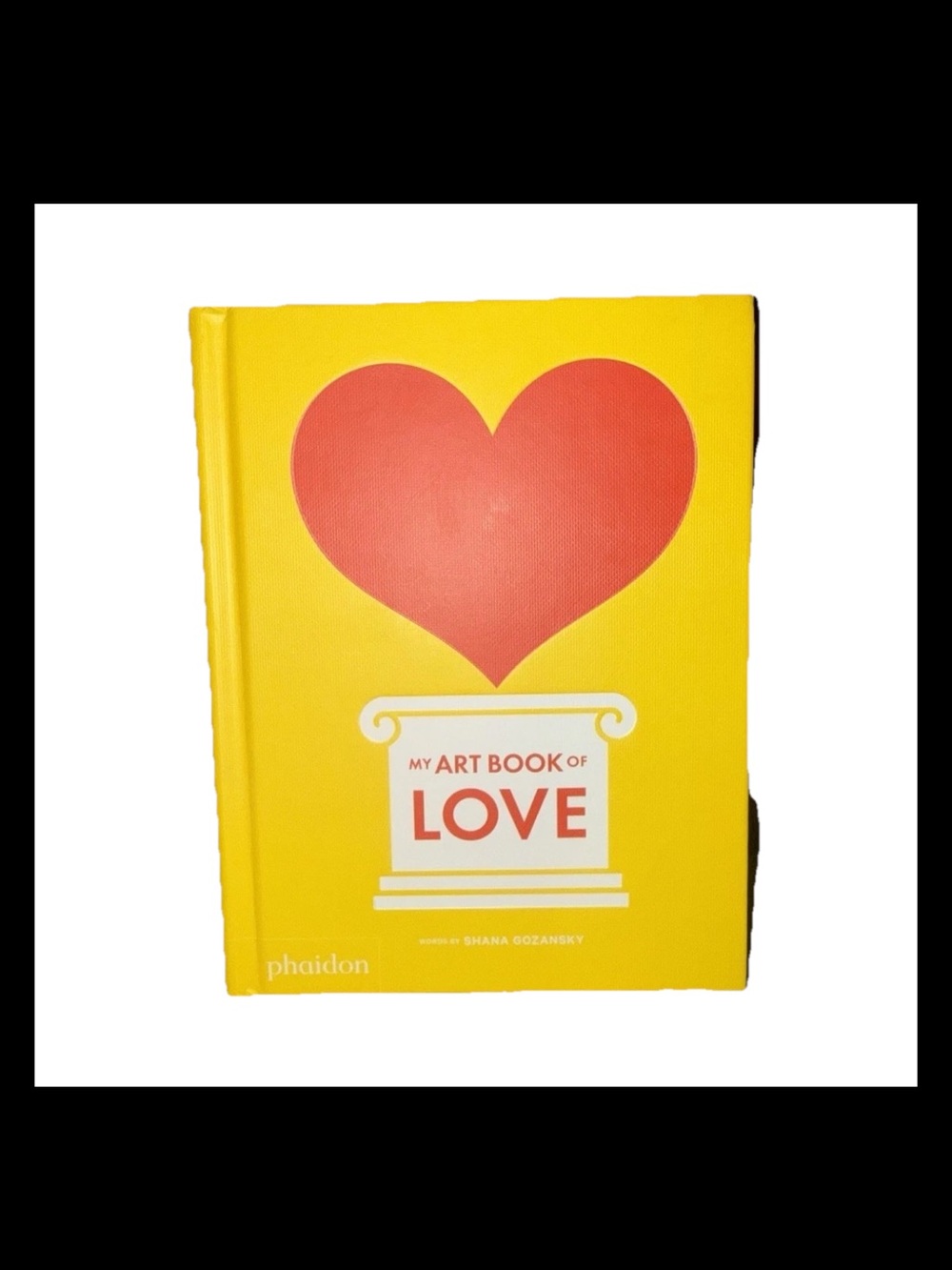 Phaidon Yellow Hardcover with Red Heart Motif